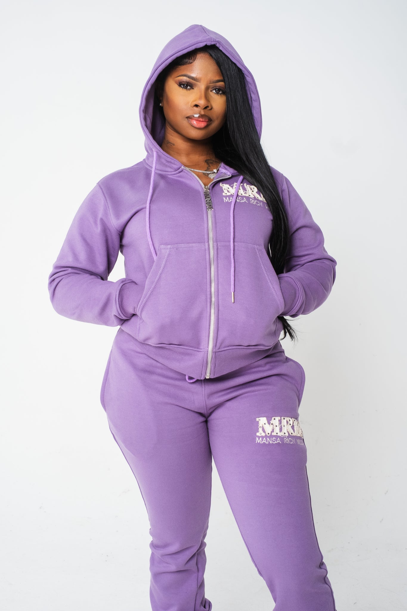 Cozy sweatsuit (purple)