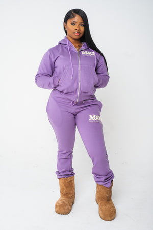 Cozy sweatsuit (purple)