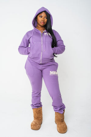 Cozy sweatsuit (purple)