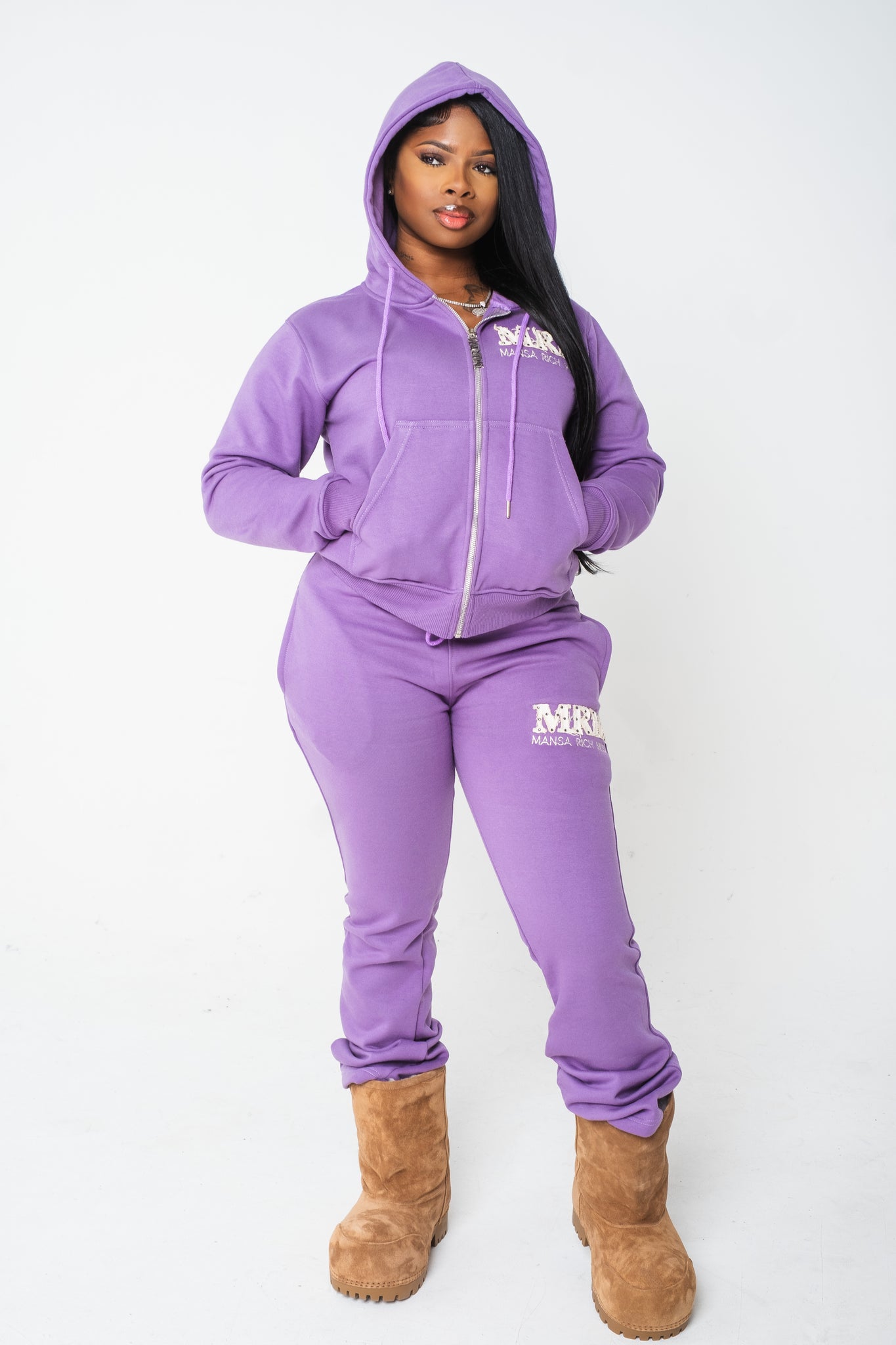 Cozy sweatsuit (purple)